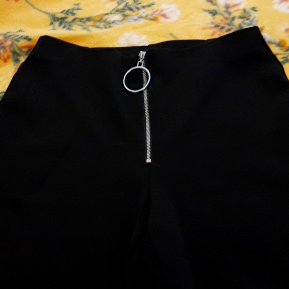 Black elegant pants wide leg